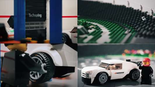 Lego воспроизвела шинный полигон Hankook Technoring в масштабе 1:700